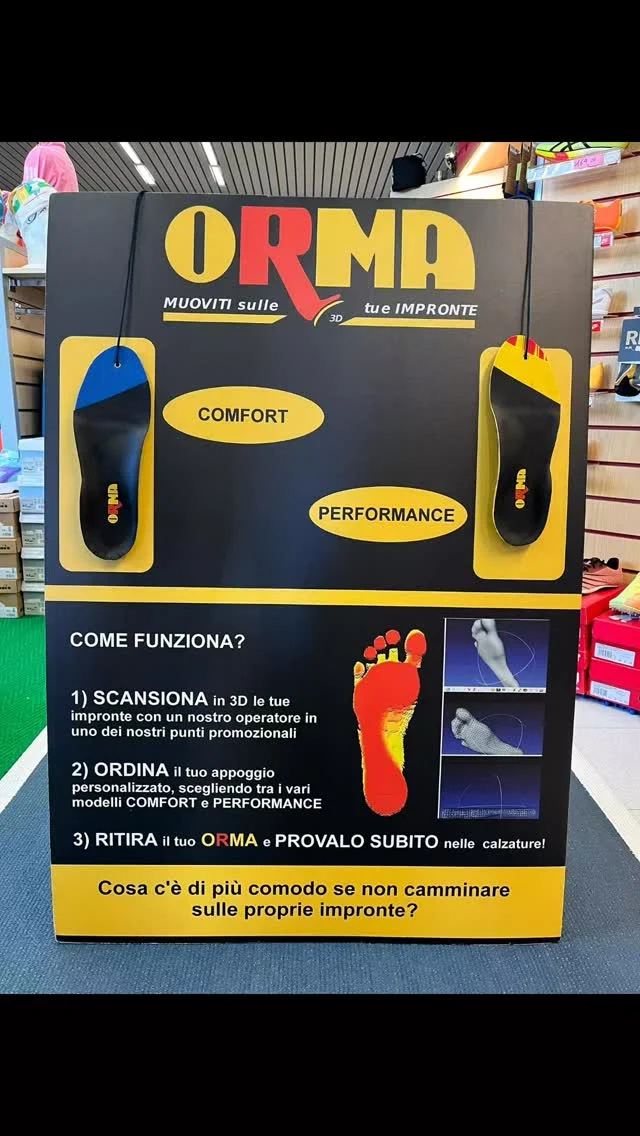 Solette con scansione appoggio personalizzato👣. Passa a trovarci🦶 #piede #solette #brogiolisportverghera