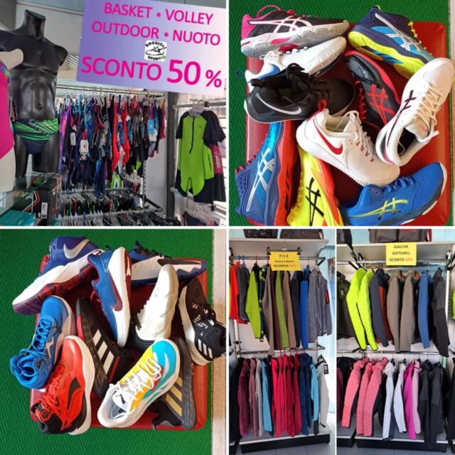 Promozioni scarpe #basket e #volley #walking #trekking e abbigliamento #outdoor. E in più costumi piscina 🏊. Ultimi giorni 🛍 a meno 50%😀