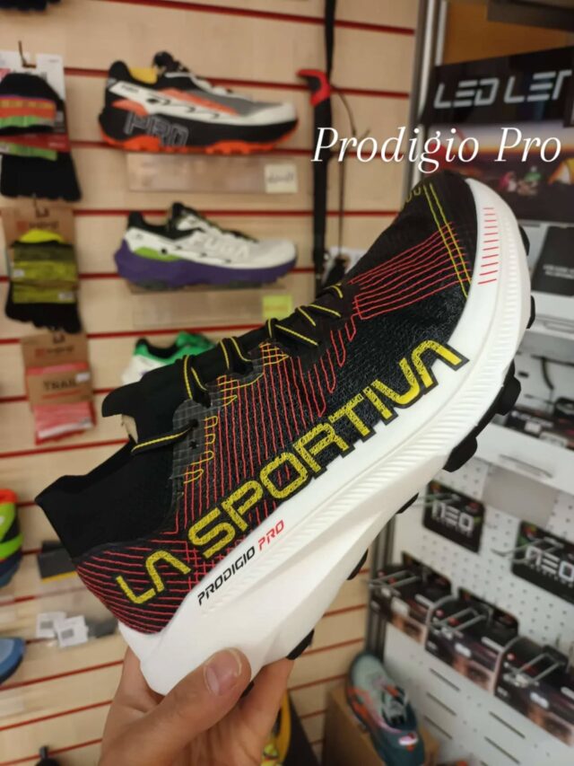 Nuova #LaSportiva #Prodigio Pro ammortizzazione, grip e confort #trail #ultratrail ma anche #walking. Da provare @brogioli_sport